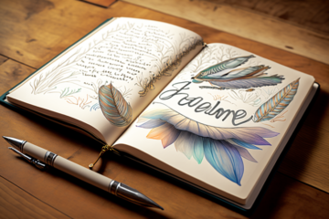 A gratitude journal gets you in a positive mindset and helps you attract more of what's good in your life.
